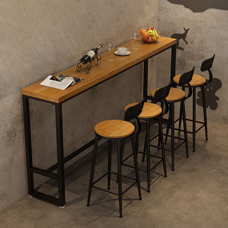 1/4/5/8/9 Pieces Bar Stool and Table Set Rectangular Pub Dining Set