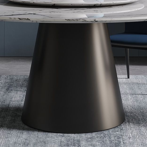 Modern 1/4/7/9/11 Pieces Dining Set Round Sintered Stone Dining Table Set Clearhalo 'Dining Room Sets' 'Dining Tables & Seating' 'dining_room_set' 'furn' 'furn_dining_room_set' 'Furniture' 'furniture_dining_room_set' 'Kitchen & Dining Furniture' 1200x1200_dadfd4e9-d091-47f4-816a-81e5d758a864