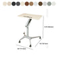 Modern with Caster Wheels Standing Desk H-Shape Metal Base Home or Office Desk Clearhalo 'furn' 'furn_office_desk' 'Furniture' 'Office Desks' 'Office Furniture' 'office_desk' 1200x1200_dae5840e-ad8c-4637-87b4-436e836925c6