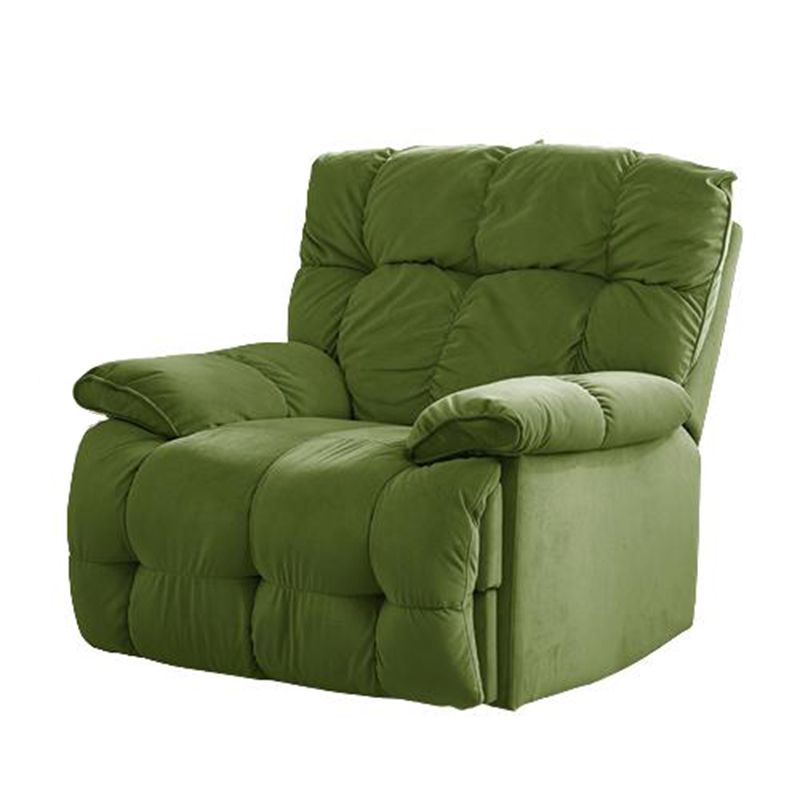 Sedia a polvere di poltrona reclinabile standard di colore solido con poggiapiedi