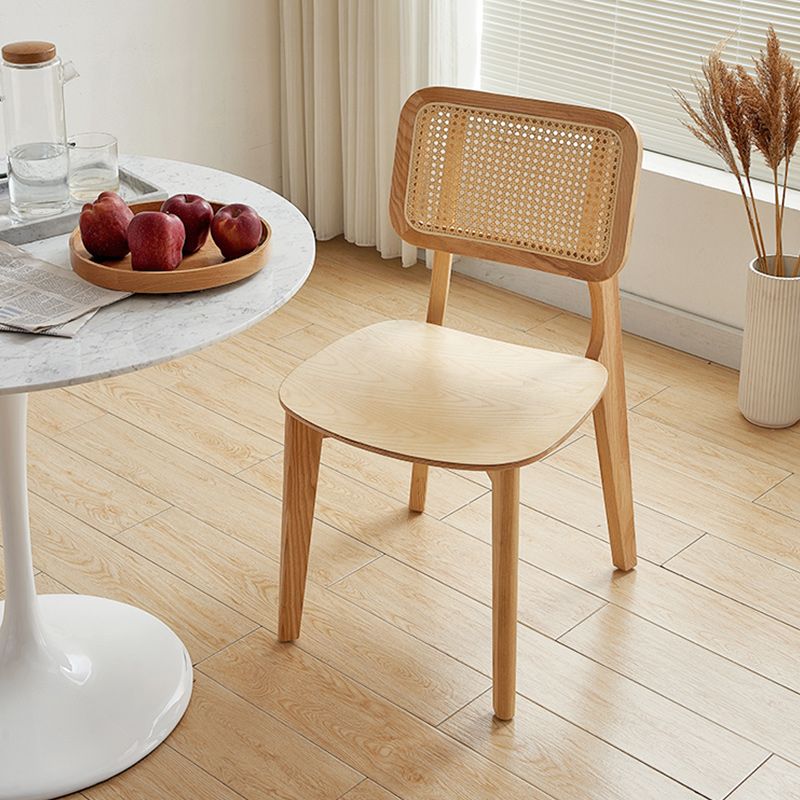 Traditional Wood Dining Chairs Open Back Dining Side Chair for Restaurant Use Clearhalo 'Dining Chairs' 'Dining Tables & Seating' 'dining_chair' 'furn' 'furn_dining_chair' 'Furniture' 'furniture_dining_chair' 'Kitchen & Dining Furniture' 1200x1200_dae5fb99-1f25-401b-9ae1-3929efeaed87