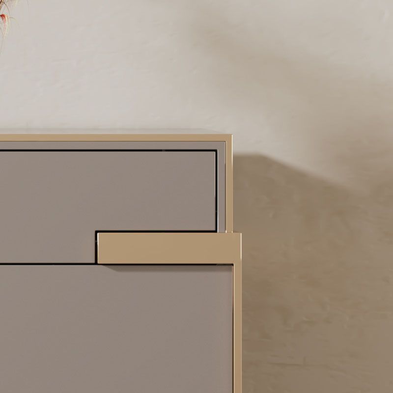 Modern de almacenamiento doble tocador blanco/gris cajones para el tocador para el hogar