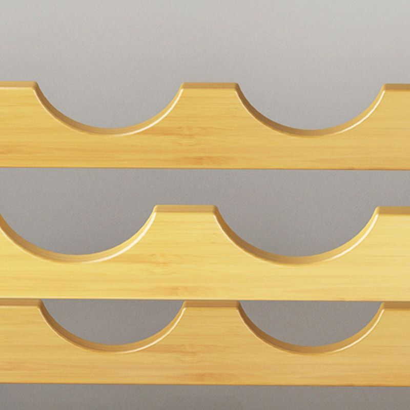 Aanrechtwijnrek massief houten wijnrek voor woonkamer