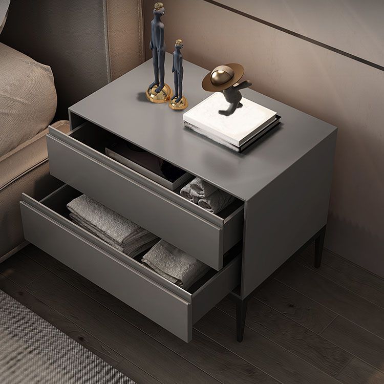 Table de chevet de table à accent moderne armoire au chevet en bois pour chambre à coucher