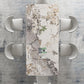 Stone Top Dining Table Contemporary Rectangle Dining Table with Pedestal Base