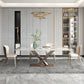 Metal Traditional Luxury Rectangle Indoor Table Sintered Stone Table with Pedestal Base Clearhalo ' dining_table' 'Dining Tables & Seating' 'Dining Tables' 'furn' 'furn_dining_table' 'Furniture' 'furniture_dining_table' 'Kitchen & Dining Furniture' 'kitchen&dining_furn' 'kitchen' 'kitchen_dining_table' 1200x1200_daecbe0f-ff59-4217-842e-b9e759a3f1e0