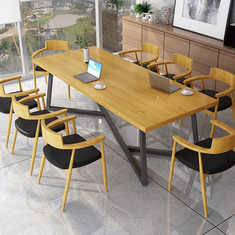 Juego de comedores industriales para el hogar 1/2/9 piezas de mesa de comedor de madera maciza juego