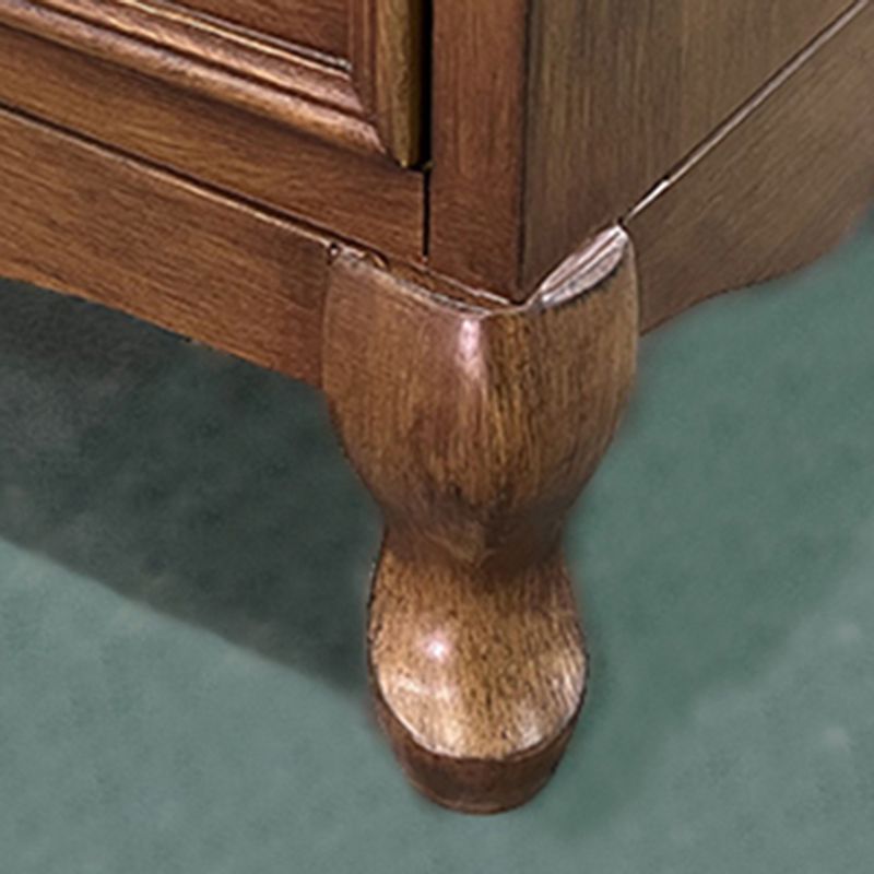 Cassettiera portaoggetti in legno massello da 13,65/15,6 pollici W Coastal