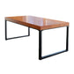 Rectangle Dinette Table Industrial Solid Wood Dinner Room Kitchen Table for Indoor Clearhalo ' dining_table' 'Dining Tables & Seating' 'Dining Tables' 'furn' 'furn_dining_table' 'Furniture' 'furniture_dining_table' 'Kitchen & Dining Furniture' 'kitchen&dining_furn' 'kitchen' 'kitchen_dining_table' 1200x1200_daf01b7d-73e9-494e-b75b-fb7a740a75b0