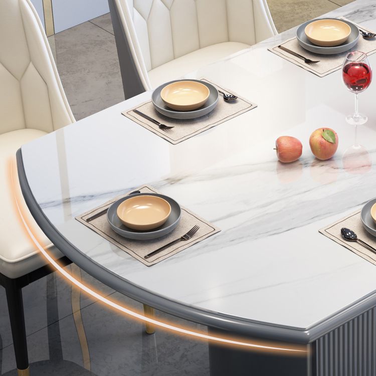 Round Traditional Luxury Dining Table Sintered Stone Table with Pedestal Base Clearhalo ' dining_table' 'Dining Tables & Seating' 'Dining Tables' 'furn' 'furn_dining_table' 'Furniture' 'furniture_dining_table' 'Kitchen & Dining Furniture' 'kitchen&dining_furn' 'kitchen' 'kitchen_dining_table' 1200x1200_daf47606-25e3-4066-8f4a-e51411cb00e3