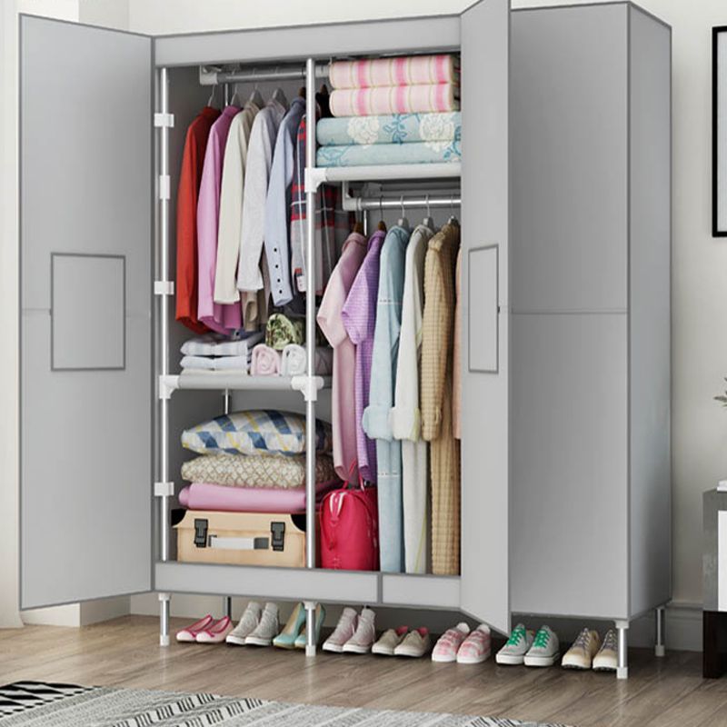 Scharnerngarderobe Schrank mit Kleidungsstab Stahlgarderobe Armoire