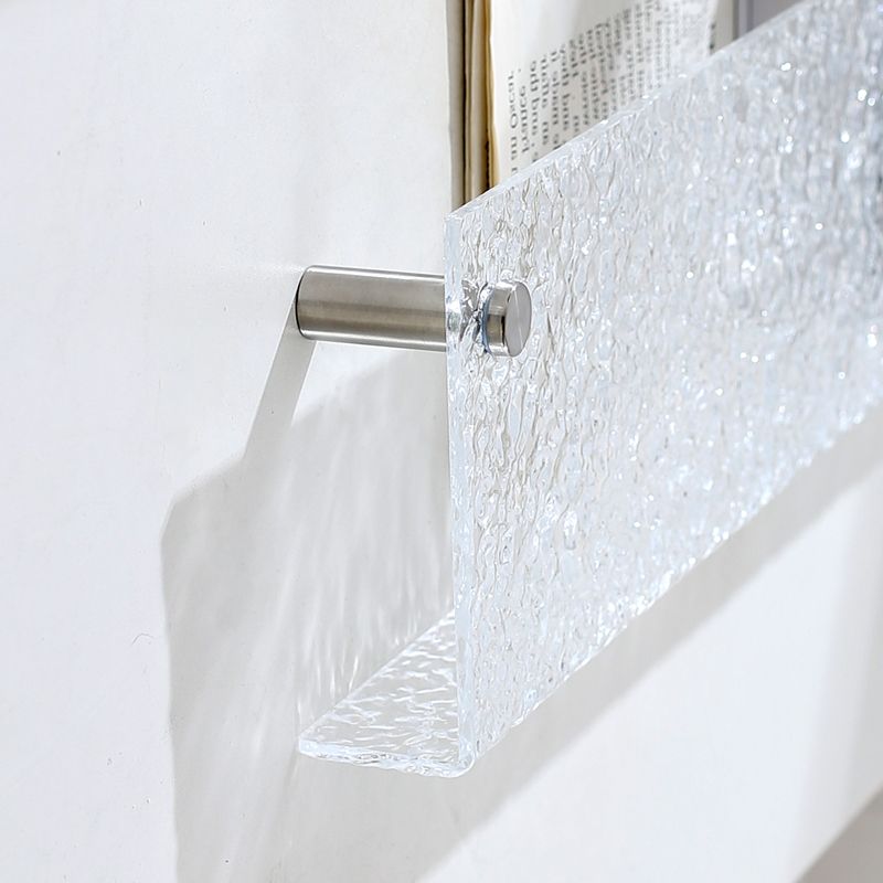 Floating Clear Plastic/Acrylic Bookcase Urban Wall Mounted Shelf Clearhalo 'Bookcases' 'furn' 'furn_bookcases' 'Furniture' 'Office Furniture' 1200x1200_daf556bf-d0eb-4d96-80fa-fdda41b38091