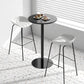 Modem & Contemporary Metal Round Bar Wine Table for Living Room Clearhalo 'Bar Furniture' 'Bar Tables' 'bar_tables' 'furn' 'furn_bar_tables' 'Furniture' 'Kitchen & Dining Furniture' 1200x1200_daf65c11-7cce-4fa1-9446-b2ad8e6f610a