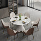 Contemporary 1/4/5/7 Pieces Dining Set Round Dining Table Set with Pedestal Base Clearhalo 'Dining Room Sets' 'Dining Tables & Seating' 'dining_room_set' 'furn' 'furn_dining_room_set' 'Furniture' 'furniture_dining_room_set' 'Kitchen & Dining Furniture' 'kitchen&dining_furn' 'kitchen' 1200x1200_daf6fa06-a48b-4ea2-9a1a-46e5b5300fe7