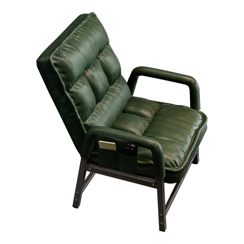 Modern Padded Arms Desk Chair Mid Back Home Office Chair No Wheels Clearhalo 'furn' 'furn_office_chair' 'Furniture' 'Office Chairs' 'Office Furniture' 'office_chair' 1200x1200_daf73099-ff15-4255-98c4-83840175fe10