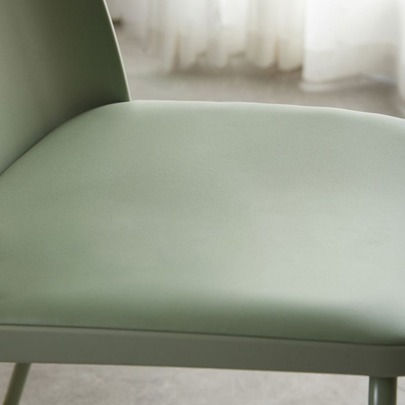 Contemporary Kitchen Dining Side Chair Home Metal Legs Chair Clearhalo 'Dining Chairs' 'Dining Tables & Seating' 'dining_chair' 'furn' 'furn_dining_chair' 'Furniture' 'Kitchen & Dining Furniture' 1200x1200_daf83b52-b2a1-4779-9290-f6973097e603