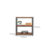 Wooden Etagere Bookcase Industrial Open Back Bookshelf with Shelves Clearhalo 'Bookcases' 'furn' 'furn_bookcases' 'Furniture' 'Office Furniture' 1200x1200_daf865b3-803e-4419-8f35-630483f9fec6