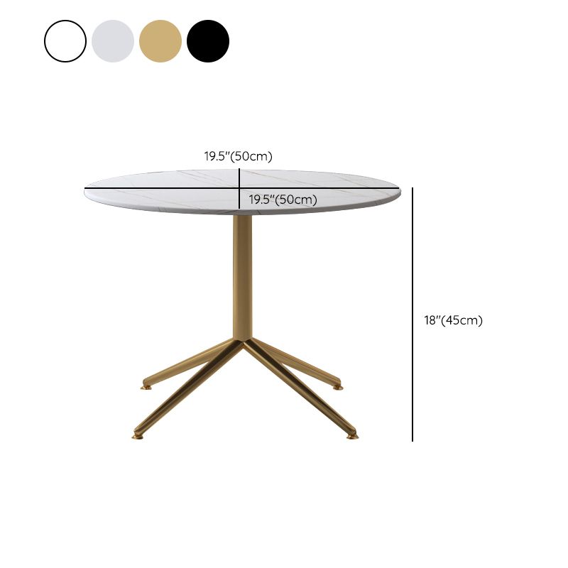 Glam Style Metal Base Cocktail Table Black and White Slate Top Coffee Table Clearhalo 'Coffee & Accent Tables' 'Coffee Tables' 'coffee_tables' 'furn' 'furn_coffee_tables' 'Furniture' 'Living Room Furniture' 1200x1200_dafa0e78-6b18-4098-96aa-94765ed4acda