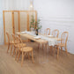 Modern Pine Wood Dining Set 1/2/5/7 Pieces Natural Finish Dinette Set with Wooden Chairs Clearhalo 'Dining Room Sets' 'Dining Tables & Seating' 'dining_room_set' 'furn' 'furn_dining_room_set' 'Furniture' 'Kitchen & Dining Furniture' 1200x1200_dafa3da7-ff44-4c56-a8c4-b46f57149c8d