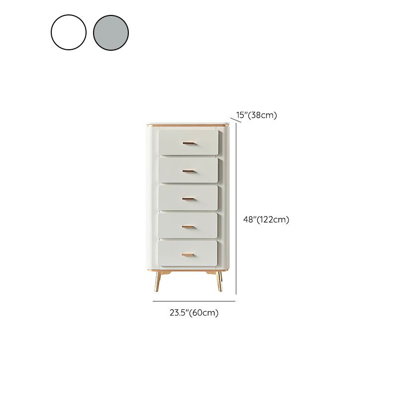 Tocador de madera fabricado vestidor de cofre de almacenamiento glamoroso