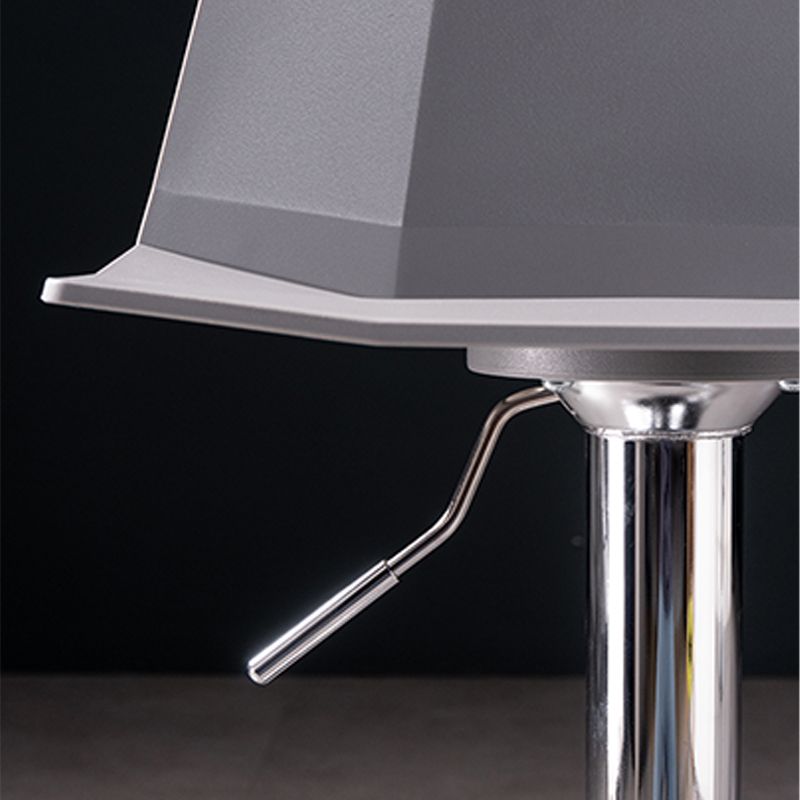 Modern Adjustable Dining Stool Plastic Footrest Counter Stool with Swivel Clearhalo 'Bar Furniture' 'Bar Stools' 'bar_stools' 'furn' 'furn_bar_stools' 'Furniture' 'Kitchen & Dining Furniture' 1200x1200_dafe07f7-6b62-4784-9c57-63f92709818c