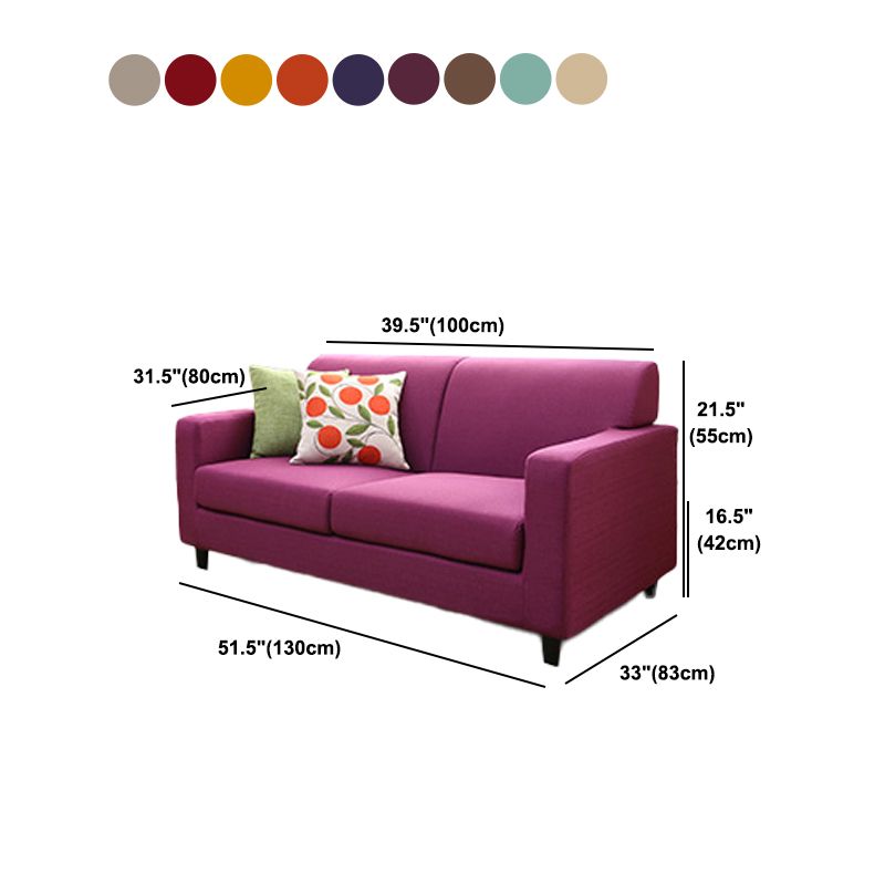 Woonkamer eigentijdse kussens standaard vierkante arm stationaire bank