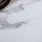 Rectangle Marble White Dining Table Industrial Trestle Base Table for Dining Room