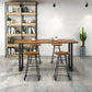 Industrial 1/2/5/6 Pieces Solid Wood Bar Table Set Rectangular Counter Set for Home Use Clearhalo 'Bar Furniture' 'furn' 'furn_home_bar_bar_sets' 'Furniture' 'Home Bars & Bar Sets' 'home_bar_bar_sets' 'Kitchen & Dining Furniture' 1200x1200_db0323ca-bba4-48c1-817d-aebf843a945e