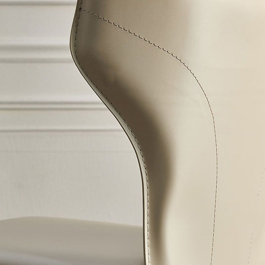 Faux lederen zijstoel eigentijdse keuken eetkamerstoel