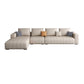 Transitional Modern Cushions Sofa 31.5"High Square Arm Sofa, Beige Clearhalo 'furn' 'furn_sectionals' 'Furniture' 'furniture_sectionals' 'kitchen' 'kitchen_sectionals' 'Living Room Furniture' 'Sectionals' 1200x1200_db04e278-aee2-4f8c-9cbc-9269f5c726a9