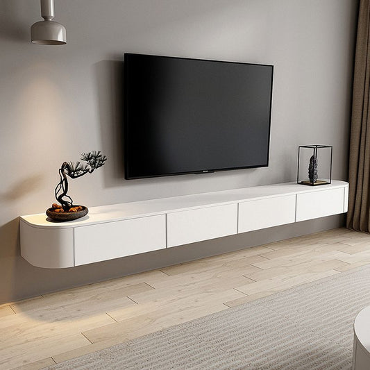 Console moderna per supporti per la TV TV White TV con cassetti per soggiorno