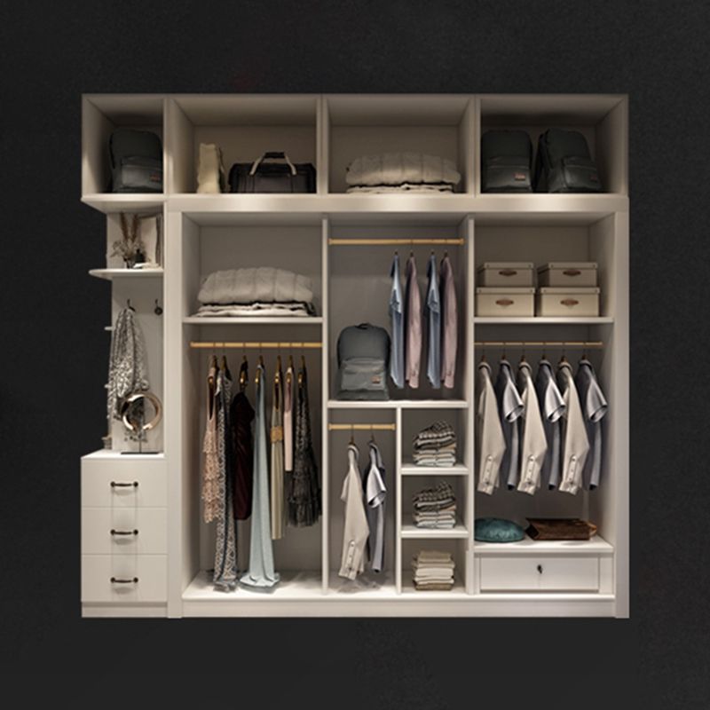 Armario moderno moderno Armario gabinete de armario de madera con puertas correderas