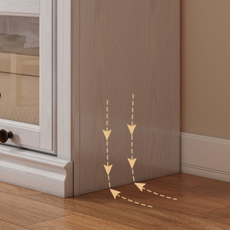 I mobili della libreria bianchi chiusi a scaffale chiuso inclusi per Home Office