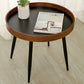 Scandinavian Sofa Side Accent Table Wooden Round Side End Table