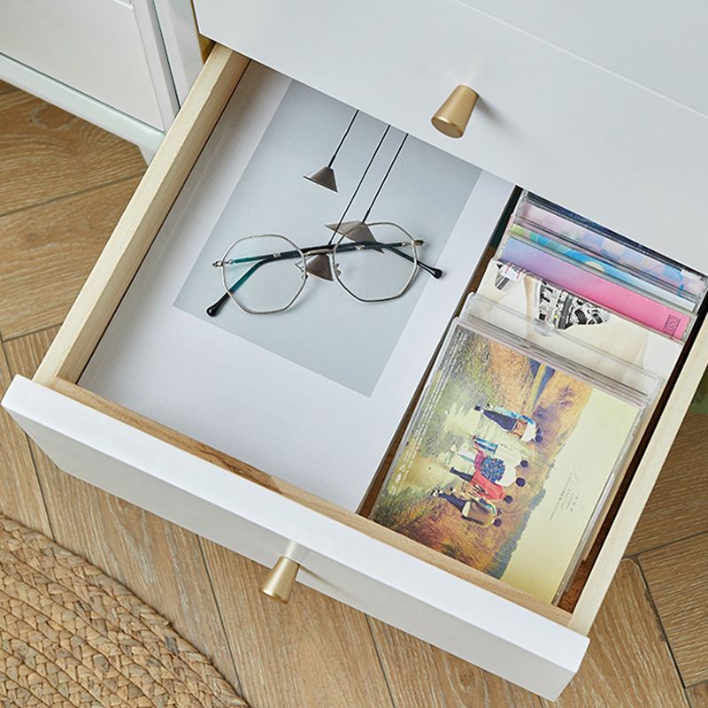 Klassiek glam vaste dennenborstje dressoir verticaal dressoir