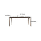 Modern Rectangle Dining Table Ash Wood Base Dining Table with 4 Legs