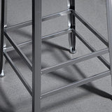 Armless Indoor Barstool Industrial Leather Counter Stool Brushed Silver Clearhalo 'Bar Furniture' 'Bar Stools' 'bar_stools' 'furniture_bar_stools' 'Kitchen & Dining Furniture' 'kitchen&dining_furn' 'kitchen' 'kitchen_furn' Furniture' 1200x1200_db0f52e6-3b45-4041-8e96-a3c32b4f1b60