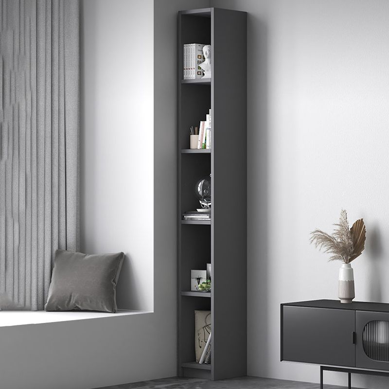 Ingegnere in stile moderno libreria in legno libreria chiusa indietro, 8 "l x 10" w x 71 "h