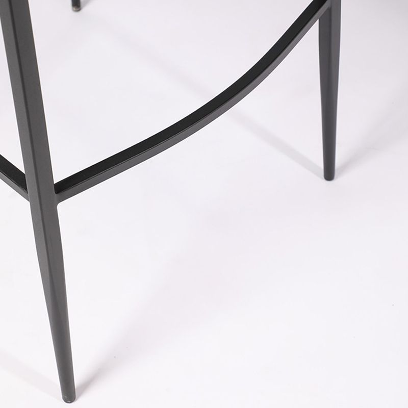 Modern Faux Leather Counter Stool Square Low Back Bar Stool for Indoor Clearhalo 'Bar Furniture' 'Bar Stools' 'bar_stools' 'furn' 'furn_bar_stools' 'Furniture' 'Kitchen & Dining Furniture' 1200x1200_db109b96-f3f1-4053-a2a4-5e85c1129dfd