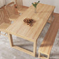 Tavolo da pranzo stile semplicità Tavolo da pranzo rettangolare in legno massello per la casa