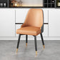 Silla de comedor Parsons contemporánea, silla lateral tapizada para comedor