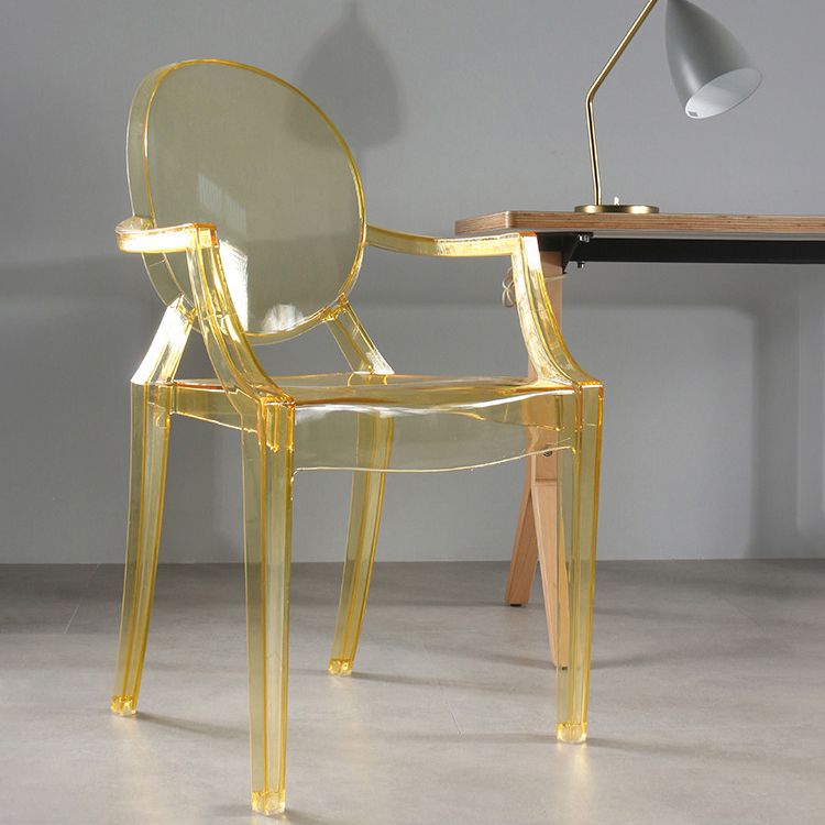 Nordic Style Plastic Dining Side Chair Dining Arm Side Chairs for Kitchen Clearhalo ' kitchen&dining_furn' 'Dining Chairs' 'Dining Tables & Seating' 'dining_chair' 'furn' 'furn_dining_chair' 'Furniture' 'furniture_dining_chair' 'Kitchen & Dining Furniture' 'kitchen' 1200x1200_db1901d3-34af-4a07-93e5-62f6f2fb18a4