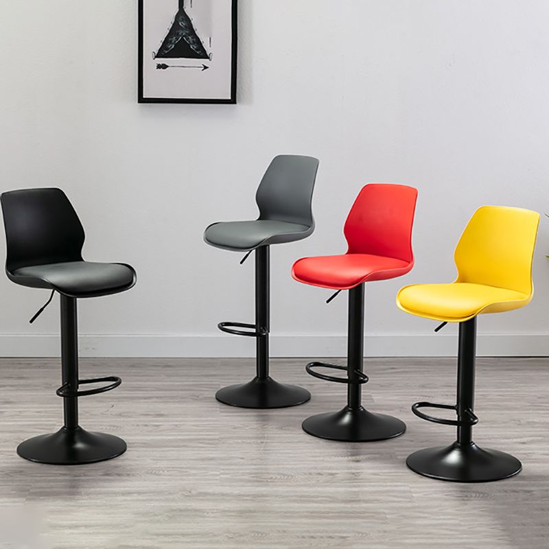 Height Adjustable Leather Barstool Industrial Counter Stool with Backrest Clearhalo 'Bar Furniture' 'Bar Stools' 'bar_stools' 'furn' 'furn_bar_stools' 'furniture_bar_stools' 'Kitchen & Dining Furniture' 'kitchen&dining_furn' 'kitchen' 'kitchen_furn' Furniture' 1200x1200_db196718-7829-4bb8-8472-2dc0bbccce07