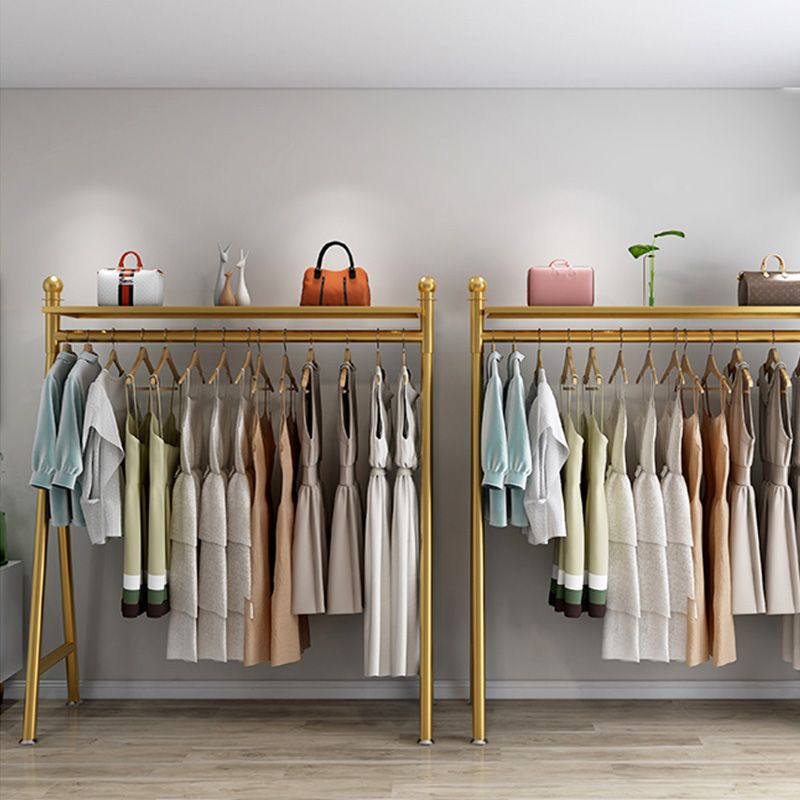 Glamargträger Metall Rahmen Hanging Rail Coat Rack für Wohnzimmer