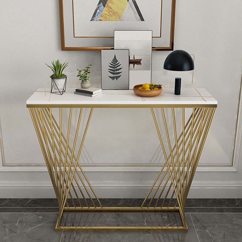 11.81" W Glam Console Accent Table Antique Finish Rectangle Console Sofa Table Clearhalo 'Console Tables' 'console_tables' 'Entry & Mudroom Furniture' 'furn' 'furn_console_tables' 'Furniture' 1200x1200_db1a94b2-4113-42a8-9821-05528fd05cb6