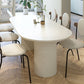 Sintered Stone Table White Dining Table for Kitchen Dining Room