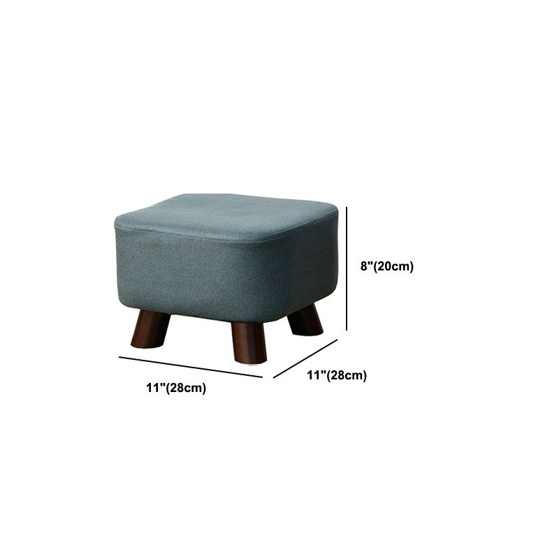 Mid-Century Modern Pouf Ottoman PU Leather Upholstered Solid Color Square Ottoman Clearhalo 'furn' 'furn_ottomans_poufs' 'Furniture' 'Living Room Furniture' 'Ottomans & Poufs' 'ottomans_poufs' 1200x1200_db1cadd5-d0d8-4907-ae0d-4c715fc19e3d