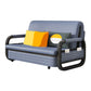 Pillow Included Sofa Futon Cushion Back Round Arms Futon Sleeper Sofa
