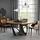 Contemporary Style Table Solid Wood Dining Table Round Shape Excluding Turntable Clearhalo ' dining_table' 'Dining Tables & Seating' 'Dining Tables' 'furn' 'furn_dining_table' 'Furniture' 'furniture_dining_table' 'Kitchen & Dining Furniture' 'kitchen&dining_furn' 'kitchen' 'kitchen_dining_table' 1200x1200_db20647e-d003-416e-bd67-9904ceff0865