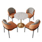 Metal Contemporary Round Dining Table Sintered Stone Table for Dining Room Clearhalo ' dining_table' 'Dining Tables & Seating' 'Dining Tables' 'furn' 'furn_dining_table' 'Furniture' 'furniture_dining_table' 'Kitchen & Dining Furniture' 'kitchen&dining_furn' 'kitchen' 'kitchen_dining_table' 1200x1200_db2a63fc-7fad-4ba8-bd18-85a2390d2623
